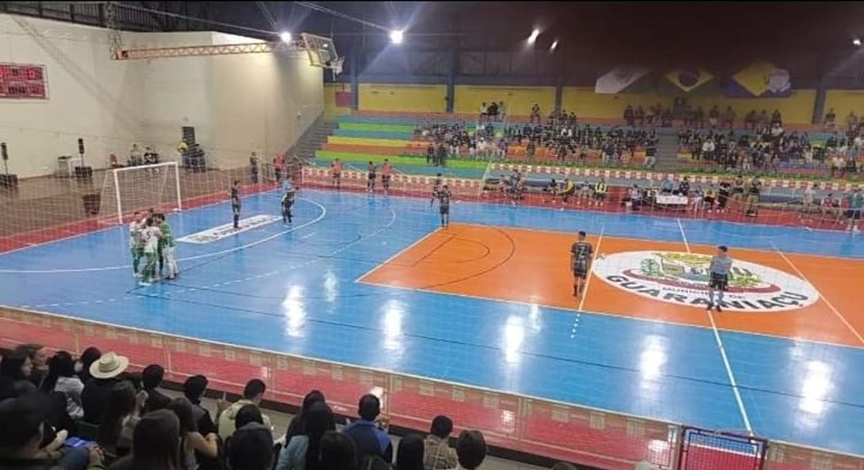 Jogo entre Guaraniaçu e Foz Futsal teve transmissão ao vivo no Facebook do Portal Cantu.