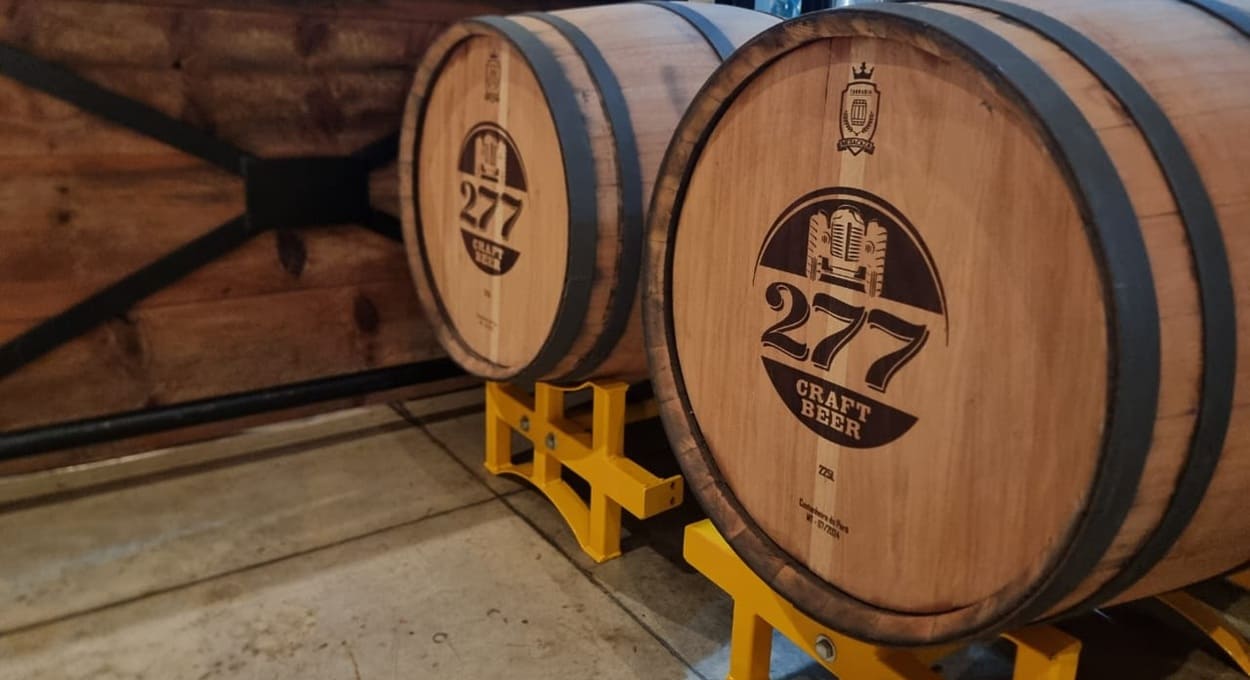 Cervejaria 277 Craft Beer fica no centro de Foz do Iguaçu.