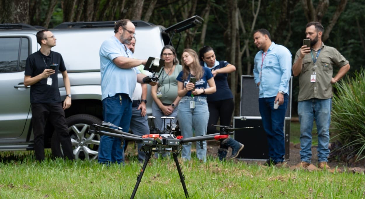 Treinamento ocorreu no refúgio administrado por Itaipu na Região Norte de Foz do Iguaçu.