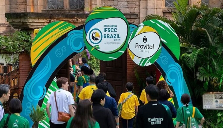 Evento internacional no Marco das Três Fronteiras, em Foz do Iguaçu.