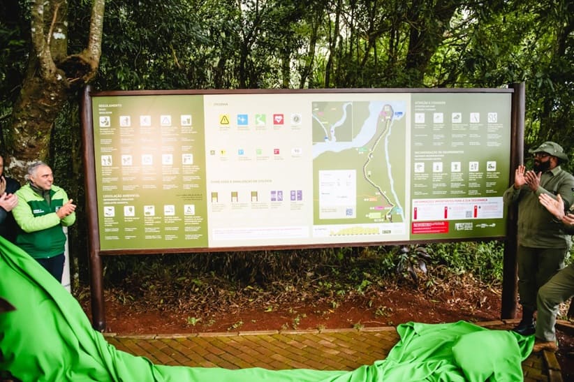 Inauguração da Ciclovia das Cataratas.