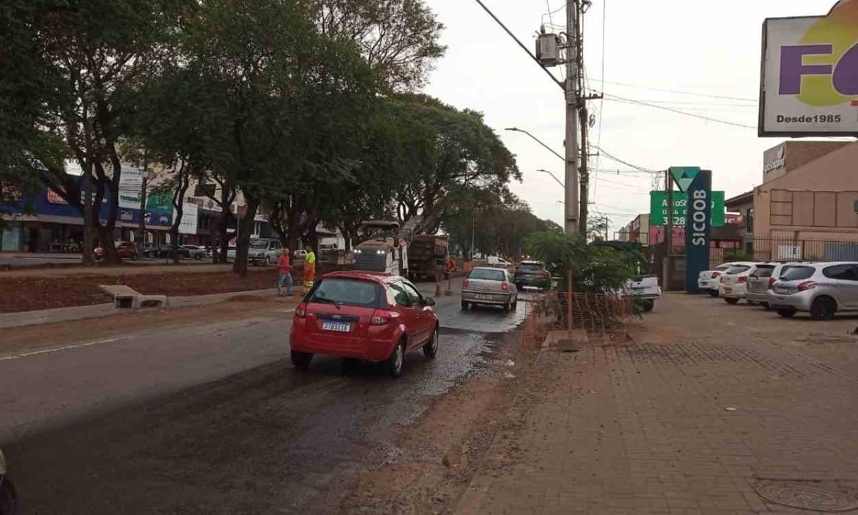 Avenida JK será bloqueada para recape por dois dias