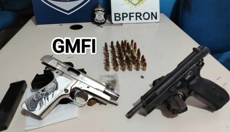 GM tira de circulação duas pistolas 9mm e 50 munições