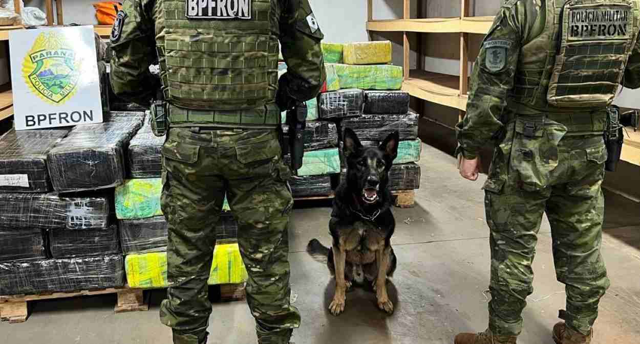 Polícia de Fronteira captura 3 toneladas de droga