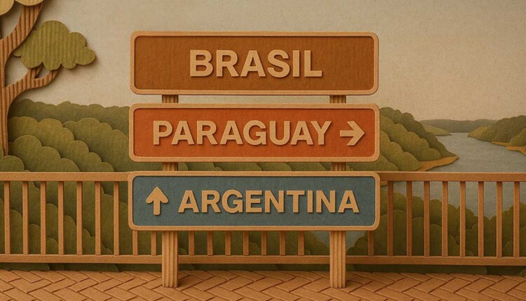 placa brasil, paraguai e argentina