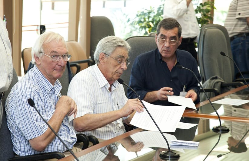 Nelson durante atividade do Board de Consultores de Itaipu.