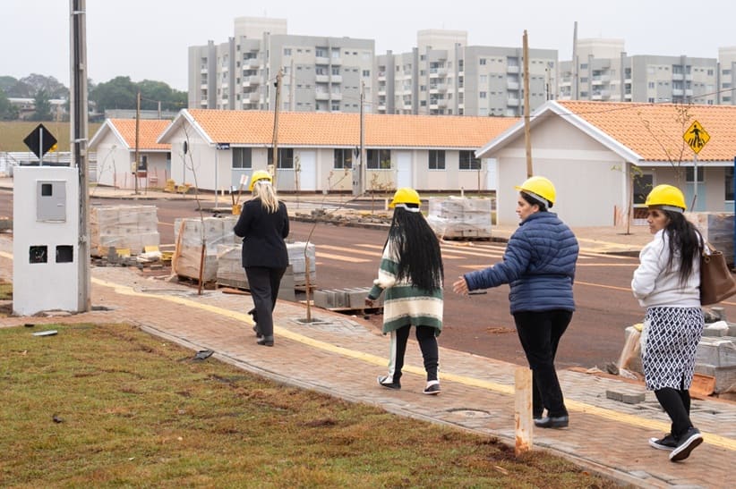 Casas ficam em local com fácil acesso a serviços públicos. Foto: Sara Cheida/Itaipu Binacional