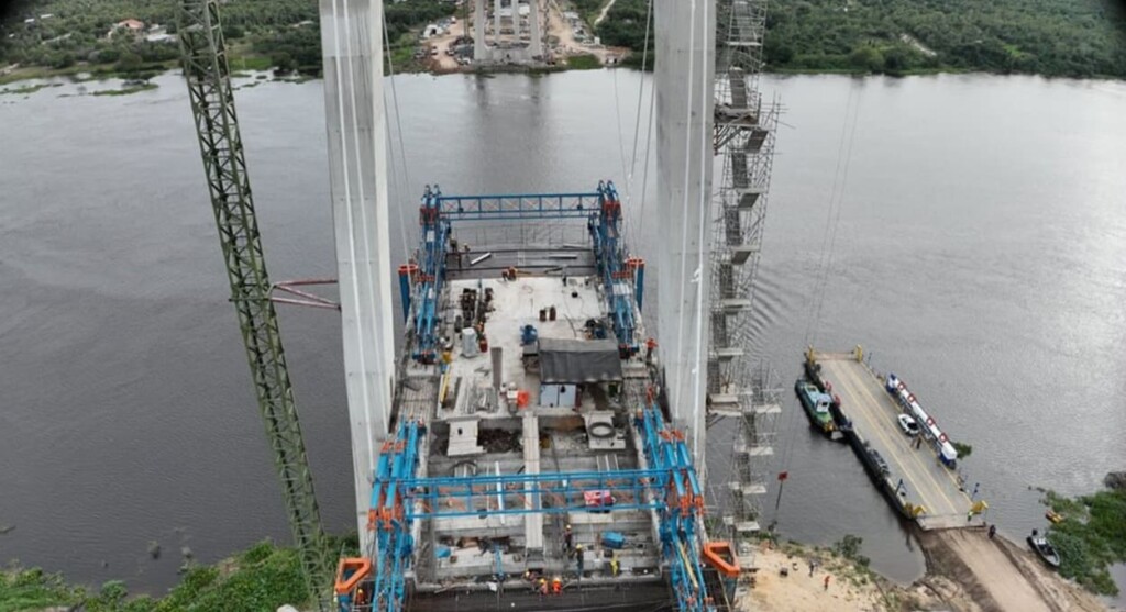 Obras da Ponte da Bioceânica ultrapassam 75% de execução na fronteira com o Paraguai