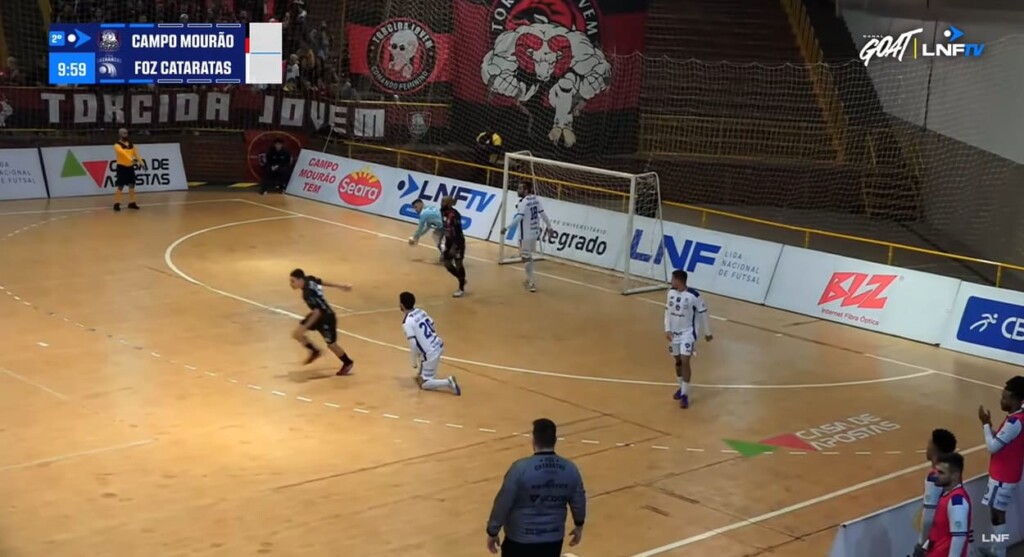 Foz Cataratas perde para o Campo Mourão na Liga Nacional de Futsal