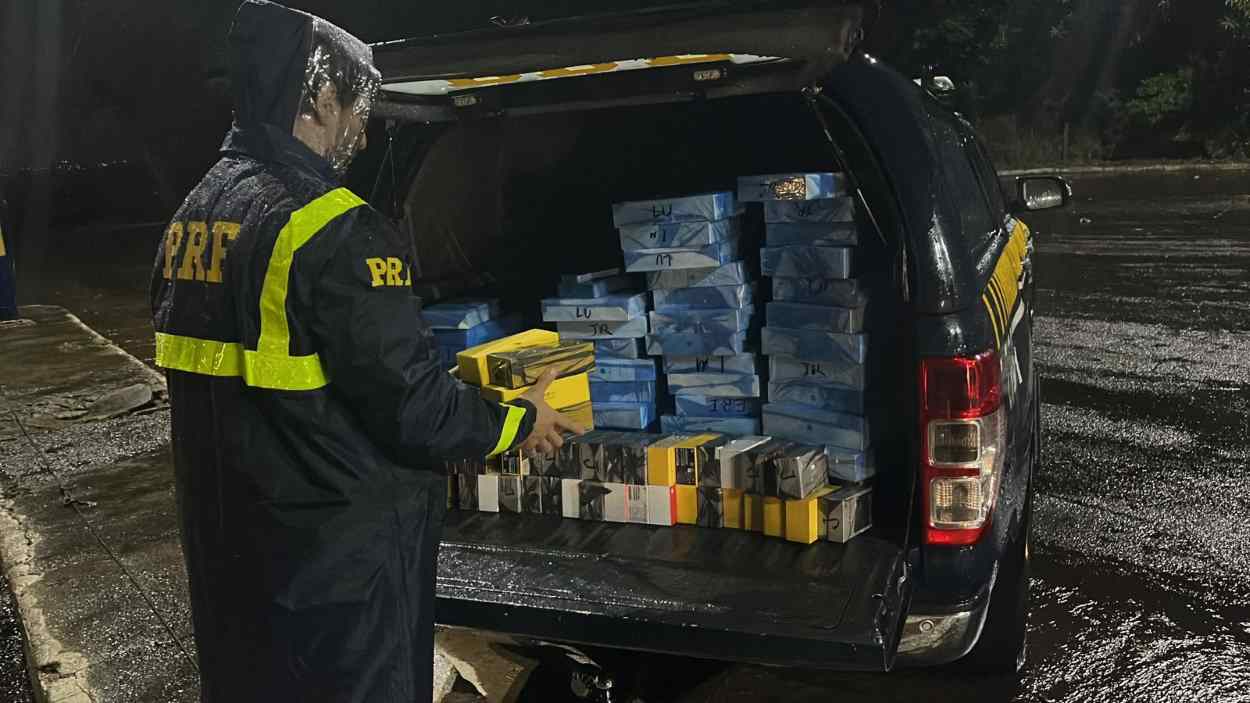PRF apreende eletrônicos