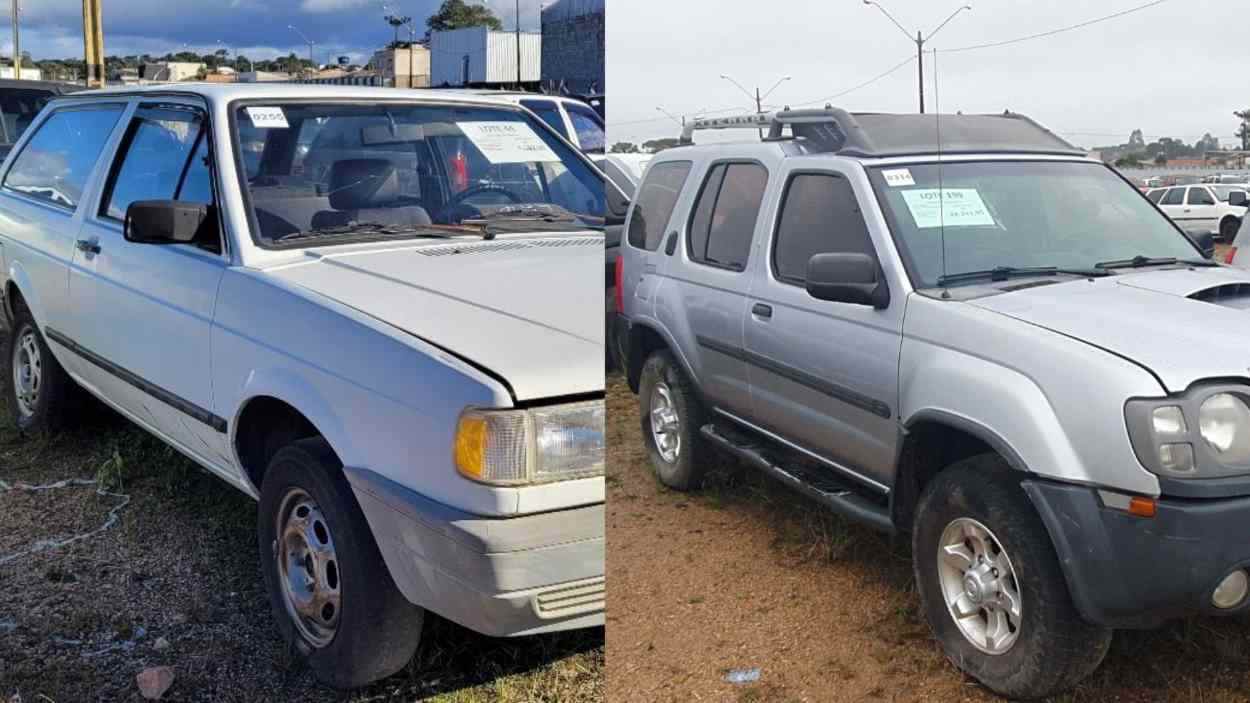 Leilão online põe à venda 306 veículos a partir de R$ 1,1 mil