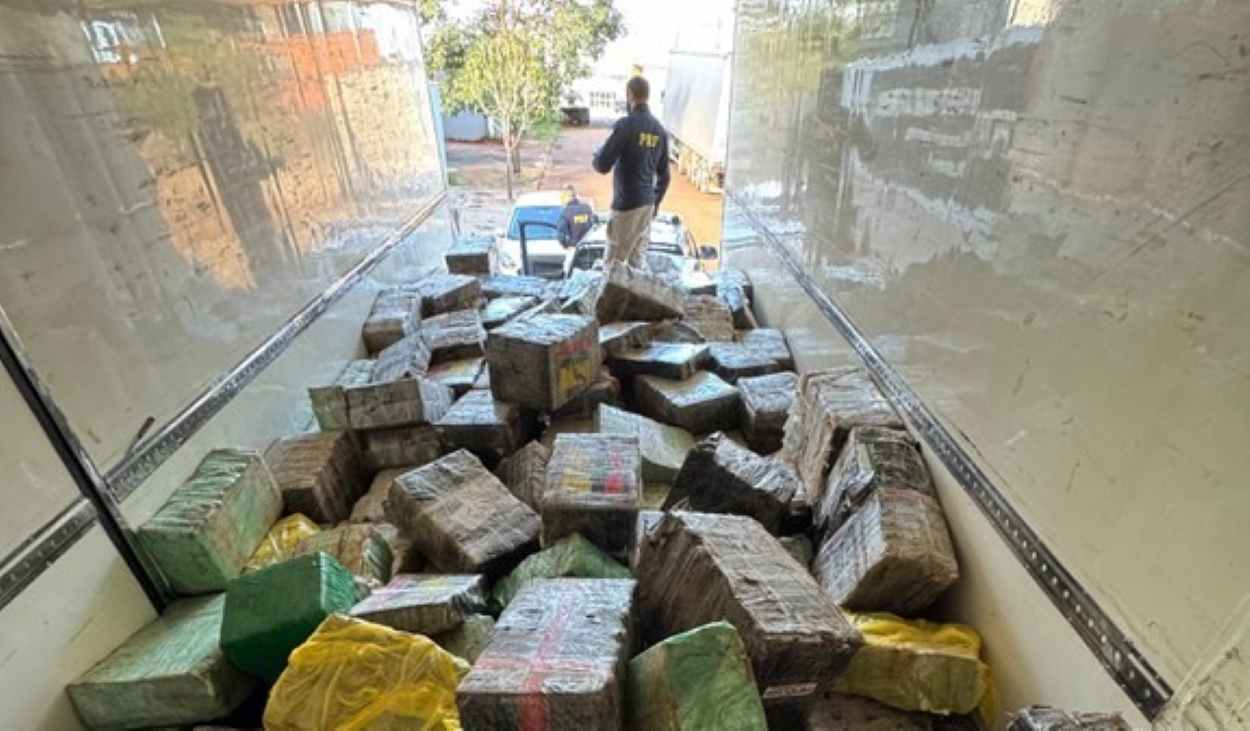 Maior captura de droga no ano: motorista disse levar carne suína da região