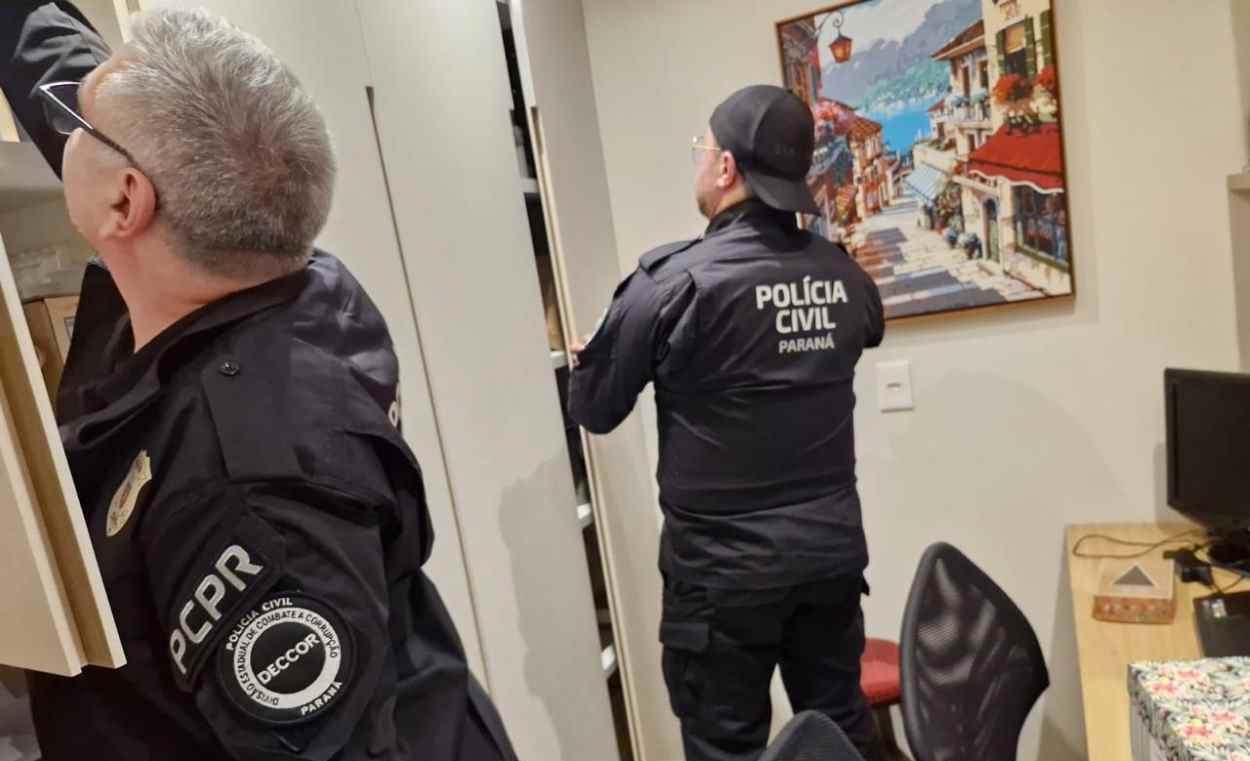 Operação mira corrupção na contratação de empresa de software em Foz