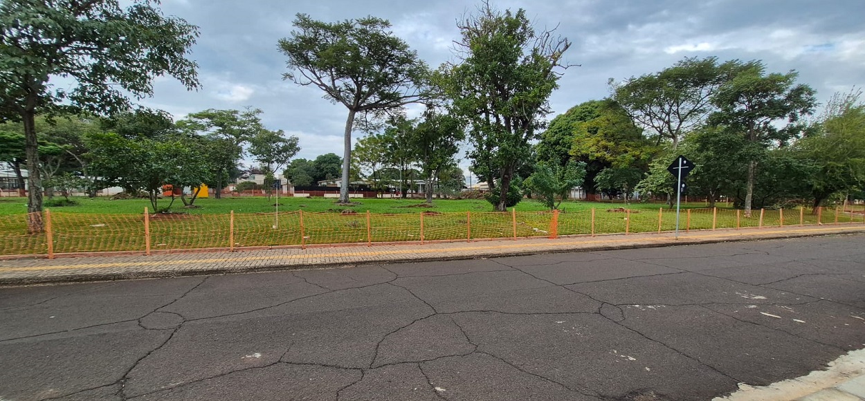 Praça em bairro residencial vai dar lugar a pista de obstáculos.