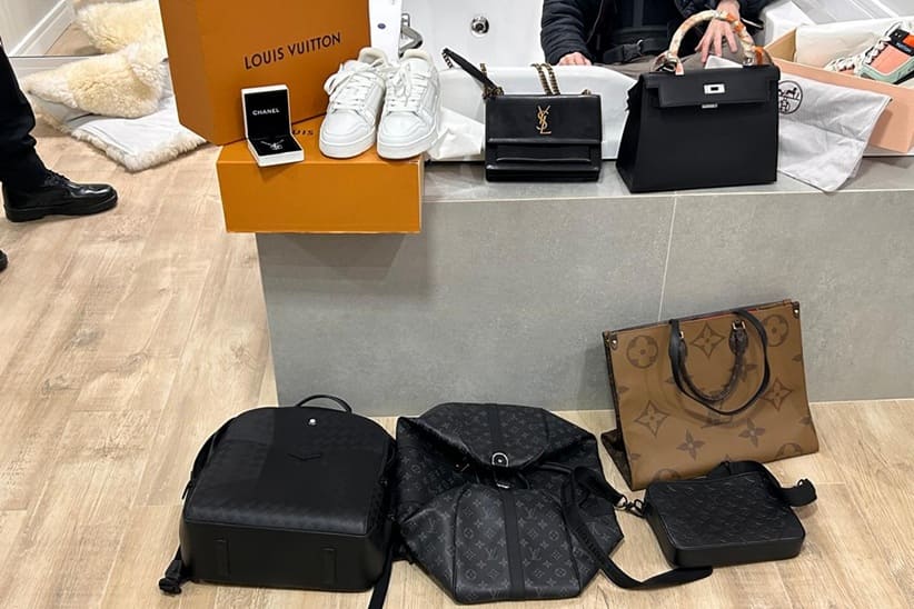 Objetos de luxo apreendidos durante a operação. Foto: Assessoria/GAECO