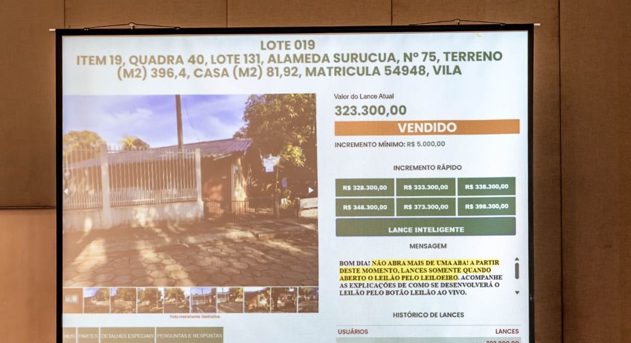 Itaipu divulga resultado do novo leilão de casas da Vila A em Foz do Iguaçu