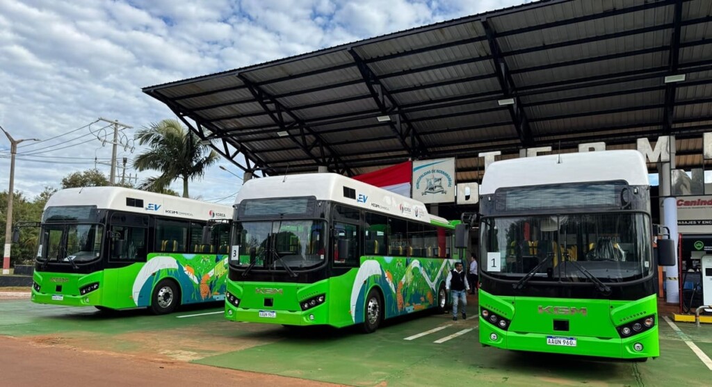 Ônibus elétricos geram impasse entre empresas e prefeitura no Paraguai