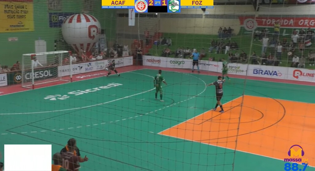 Fora de casa, Foz Futsal perde para o Capanema na Série Bronze