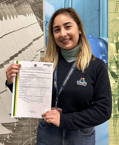 Thiciane Peres, da Divisão de Engenharia de Segurança do Trabalho de Itaipu.