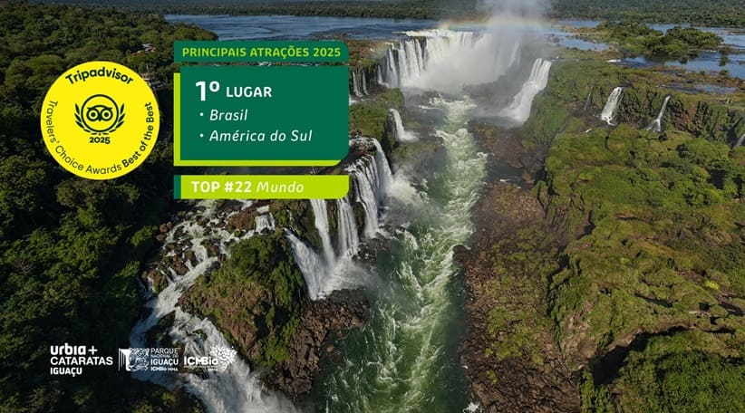 Concessionária que administra as visitas ao Parque Nacional do Iguaçu celebrou a conquista.