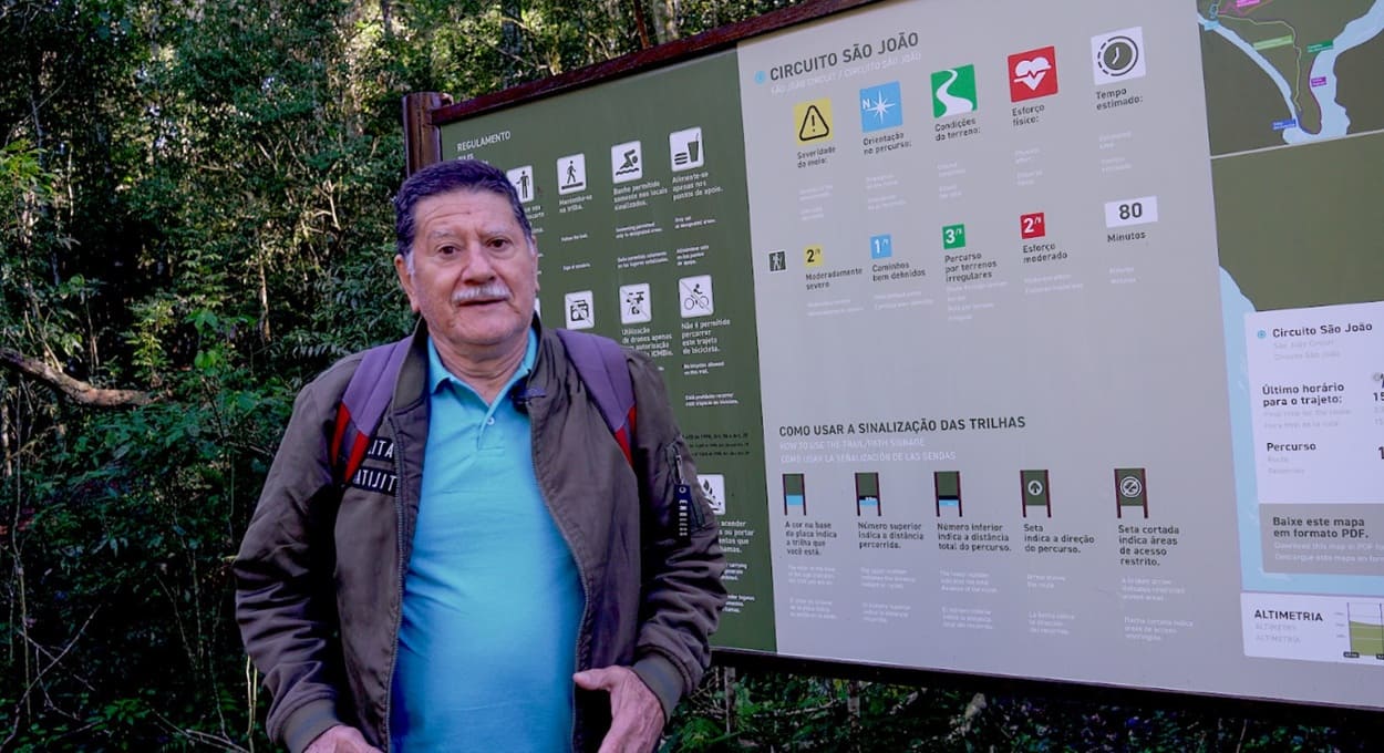 Percorra a trilha do Circuito São João no Parque Nacional do Iguaçu