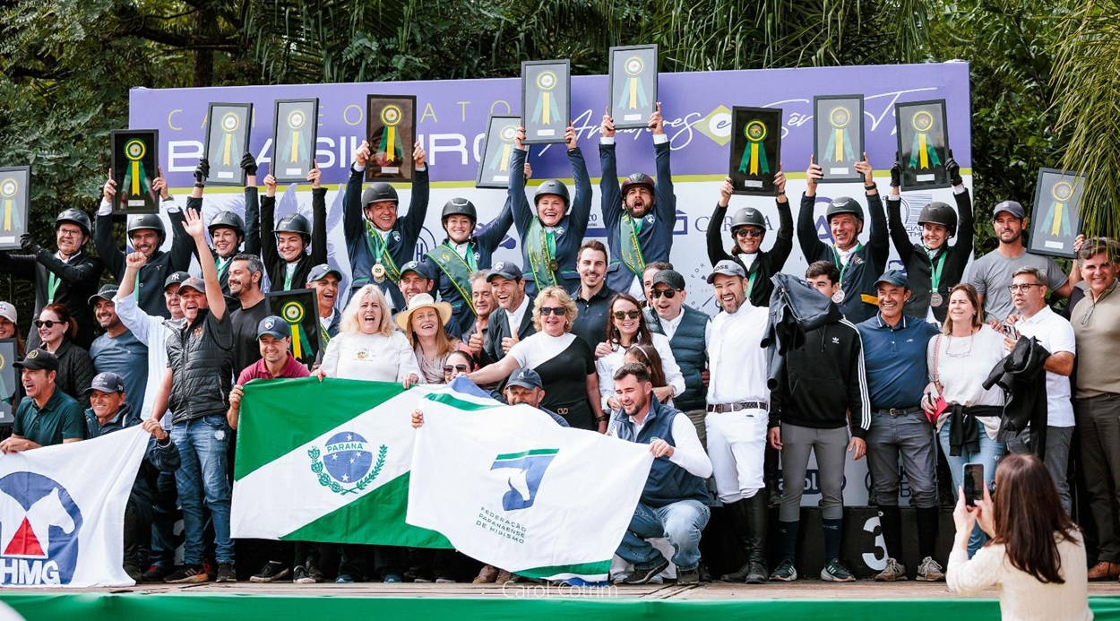 Hipismo: morador de Foz do Iguaçu é campeão brasileiro de salto por equipe
