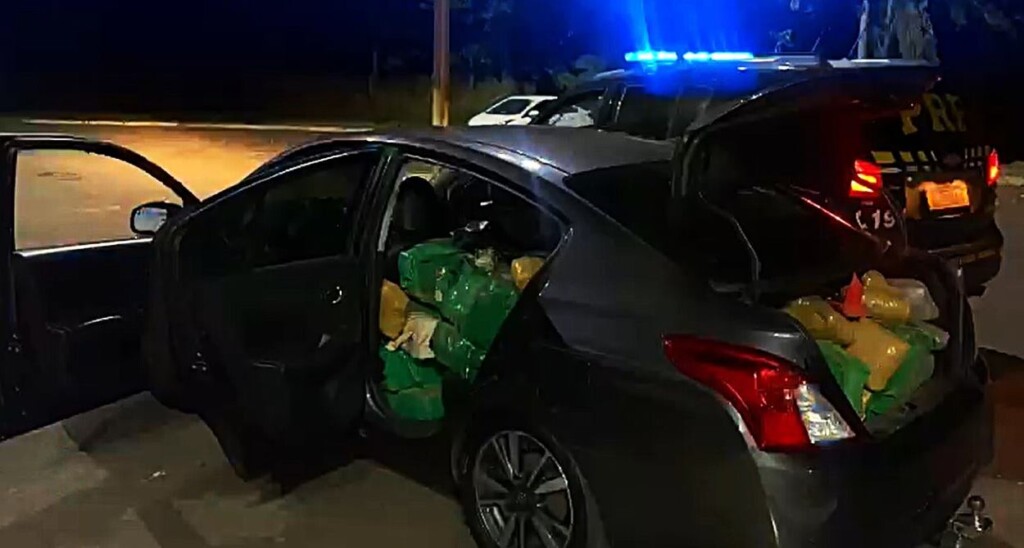 Homem é preso levando 500 quilos de droga de Foz a São Paulo em carro roubado