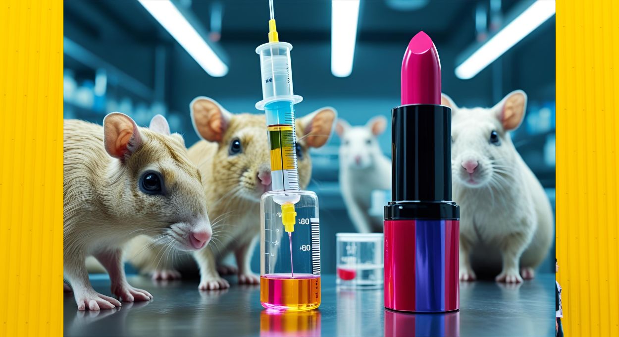 Dermatologicamente testado, em animais