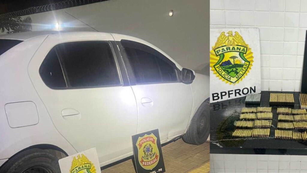 Mulher é presa com carga de munição para fuzil na BR-277