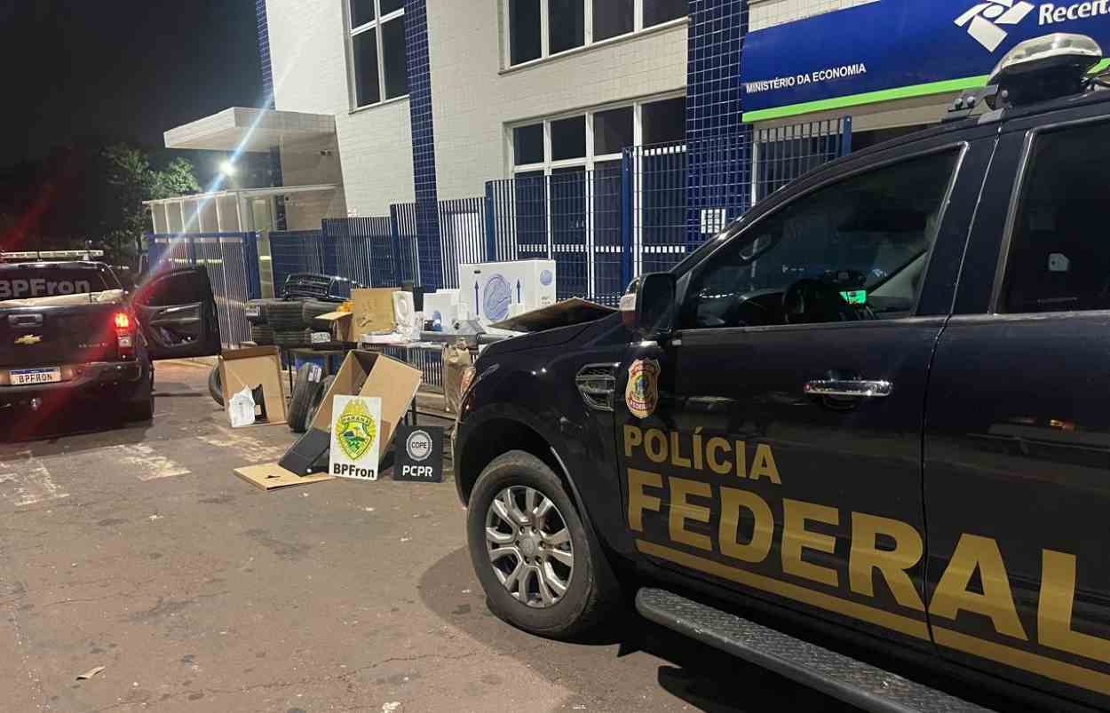 Polícia derruba dois depósitos de contrabando em Foz do Iguaçu