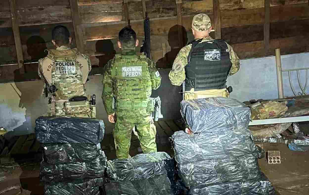 Polícia retém droga em chácara abandonada usada como ‘mocó’ em Foz