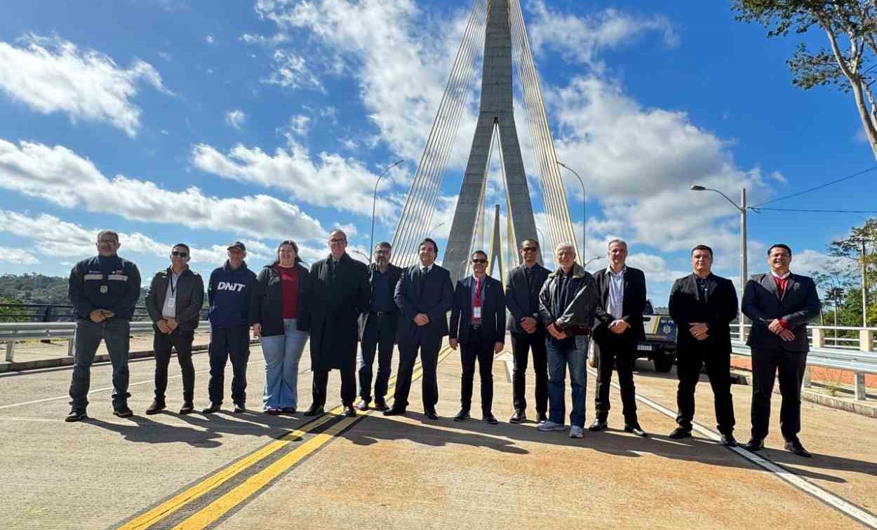 RF faz visita técnica nas instalações aduaneiras da Ponte da Integração