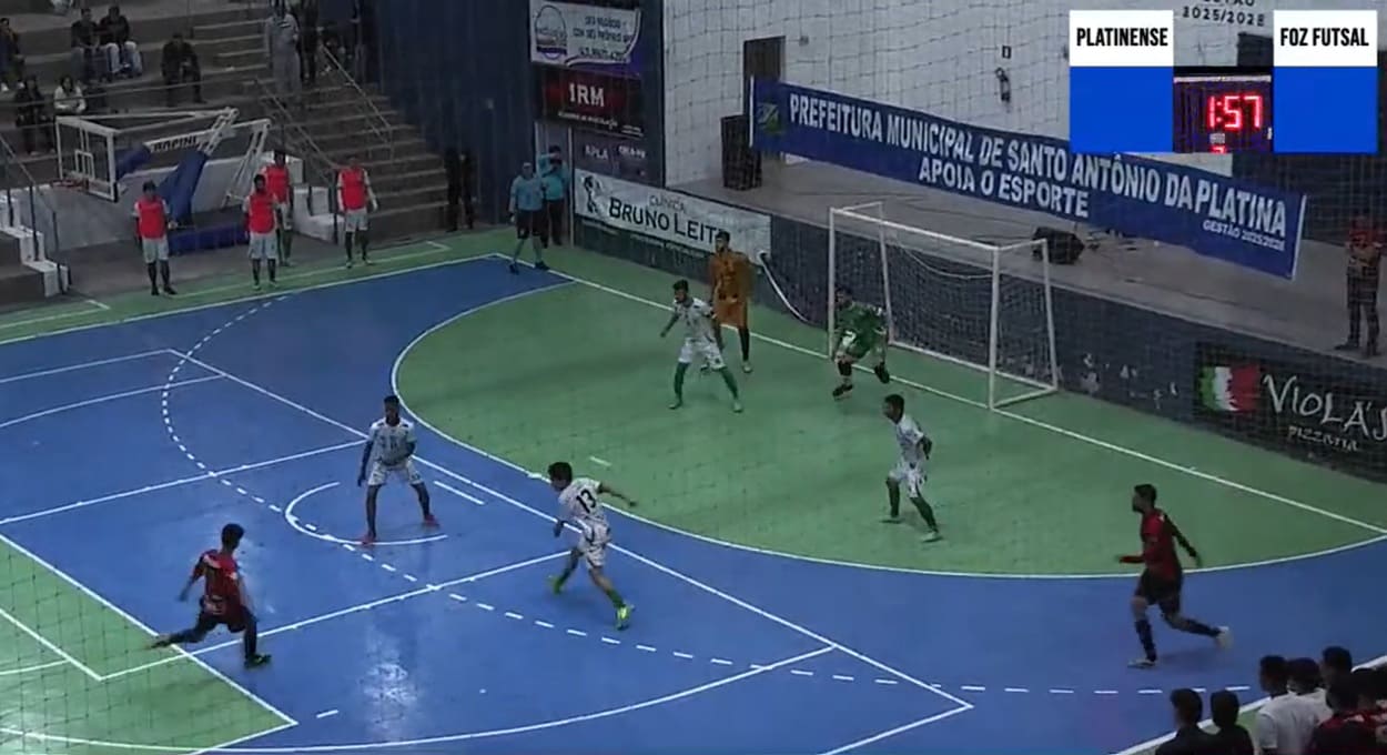 De virada, Foz Futsal bate a Platinense na Série Bronze do estadual