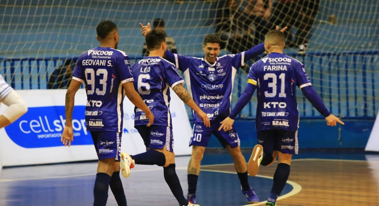 Foz Cataratas goleia o Tubarão na LNF – veja os lances e os gols