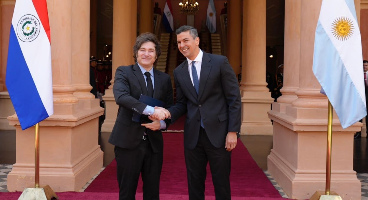 Argentina: presidente Javier Milei fará visita oficial ao Paraguai