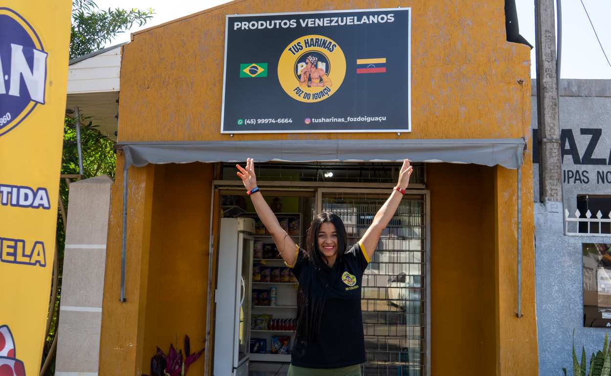 Em Foz do Iguaçu, um pedacinho da Venezuela