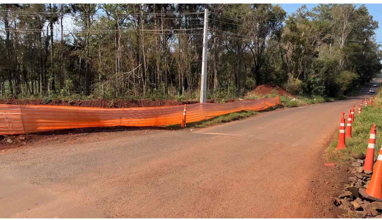 Avenida Maria Bubiak terá desvios para pavimentação asfáltica
