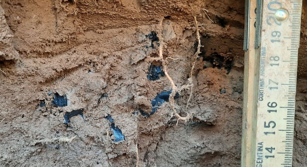 Sítio arqueológico na barranca das Cataratas