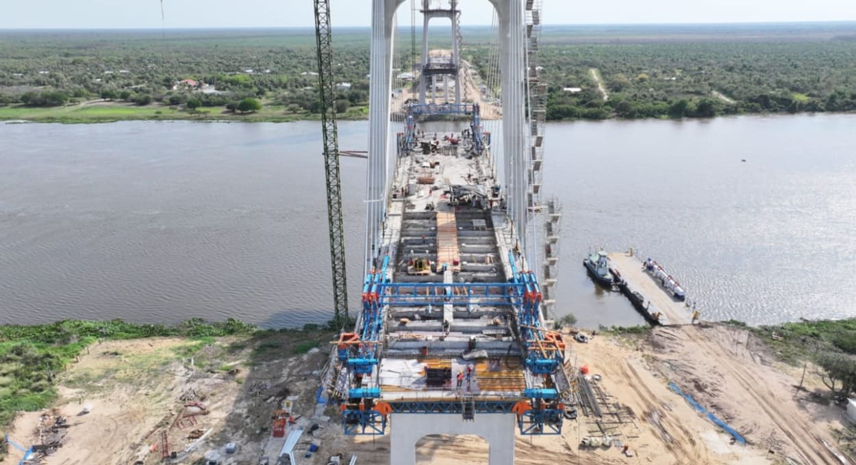 Ponte da Bioceânica: veja como estão as obras em setembro de 2025