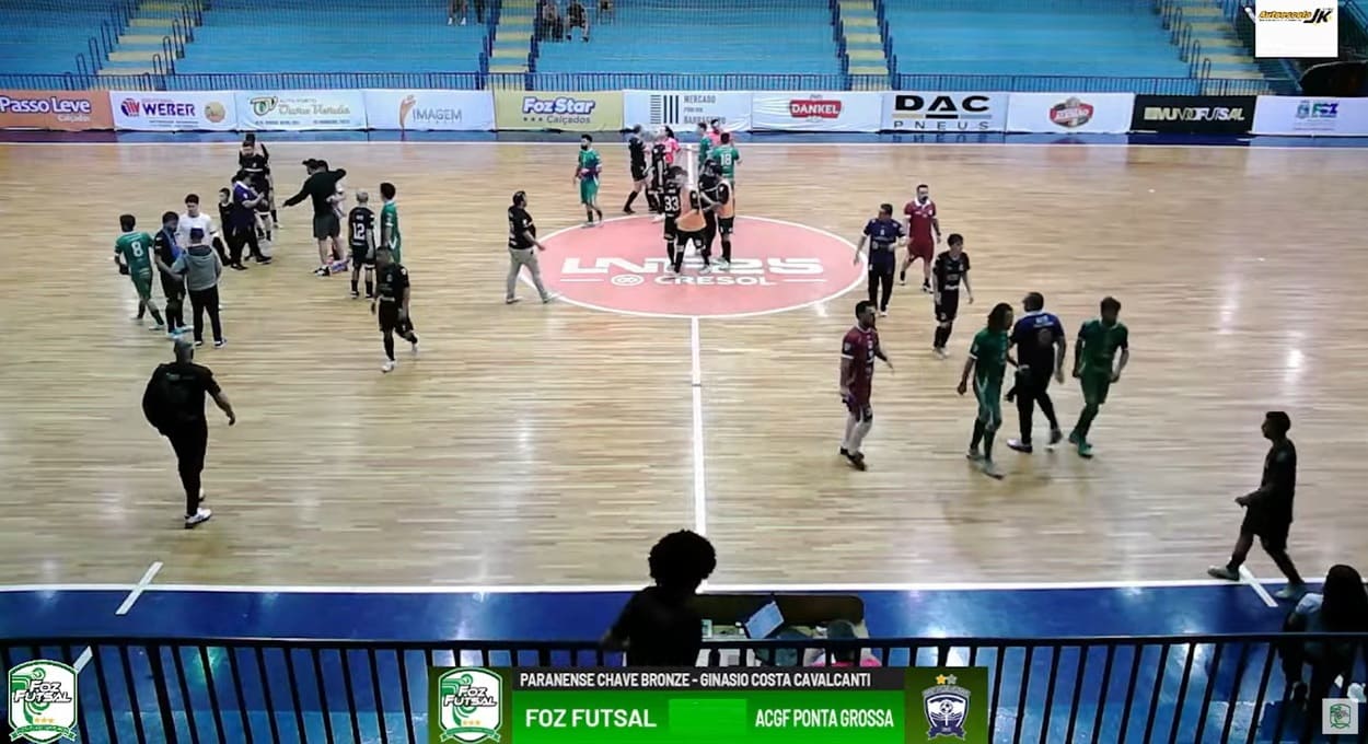 Foz Futsal perde a vice-liderança do grupo na Série Bronze do Paranaense