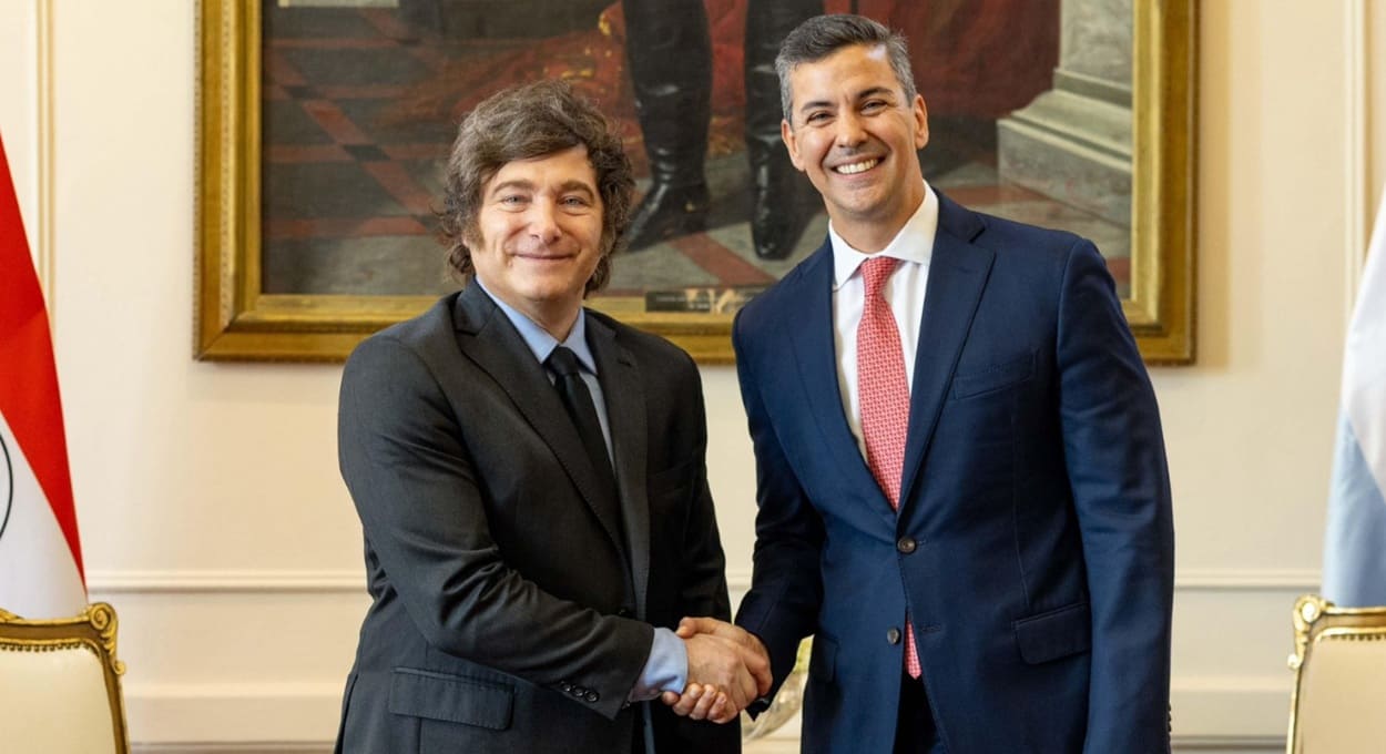 Para Javier Milei, economia do Paraguai é exemplo para a região