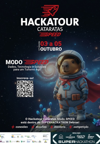 Divulgação oficial do Hackatour.