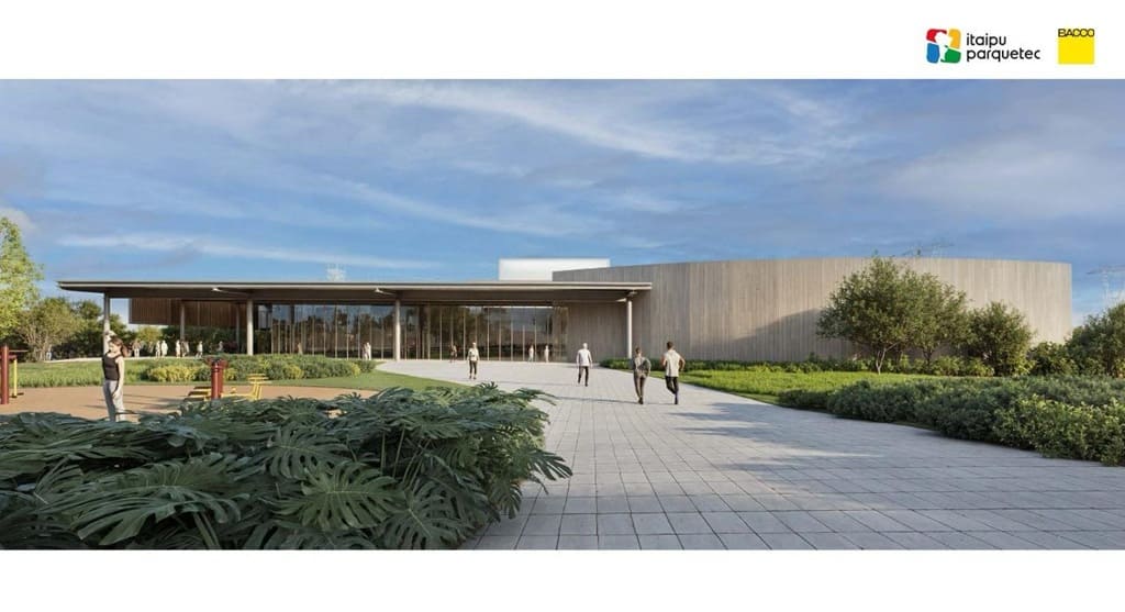 Projeto do futuro Centro de Recepção de Visitantes de Itaipu.
