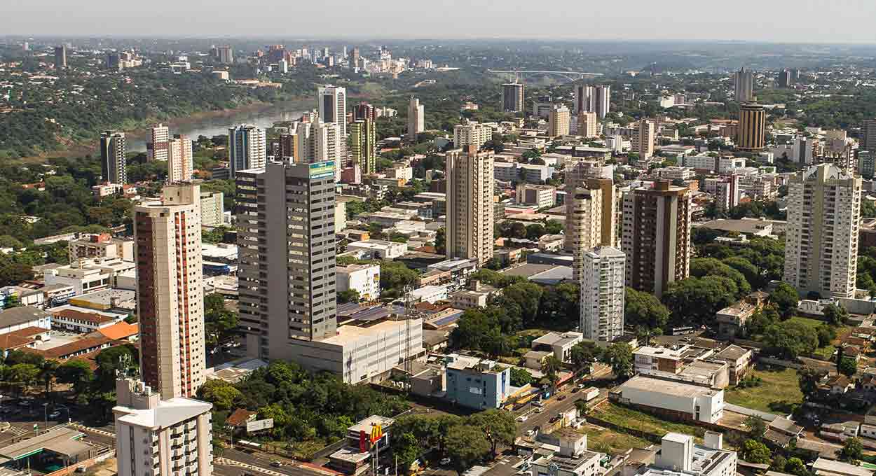 Em estimativa do IBGE, Foz do Iguaçu chega próximo aos 300 mil habitantes