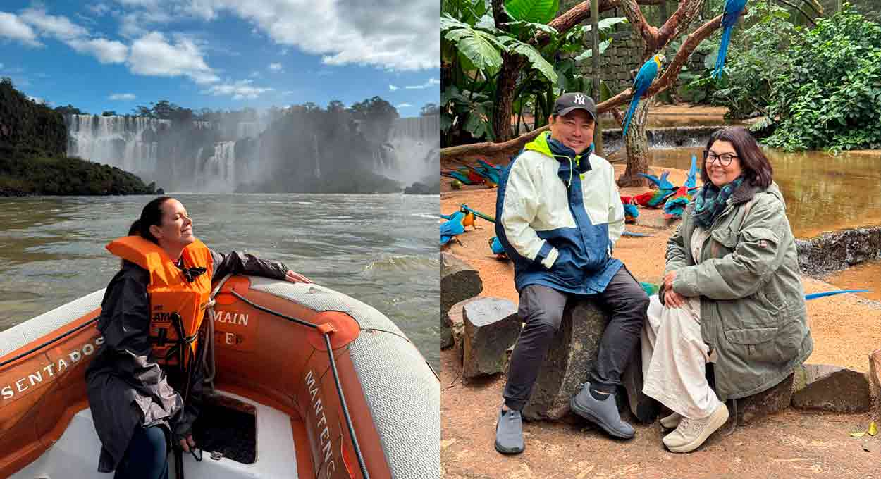 Fabiana Karla e Regina Volpato movimentam o Destino Iguaçu