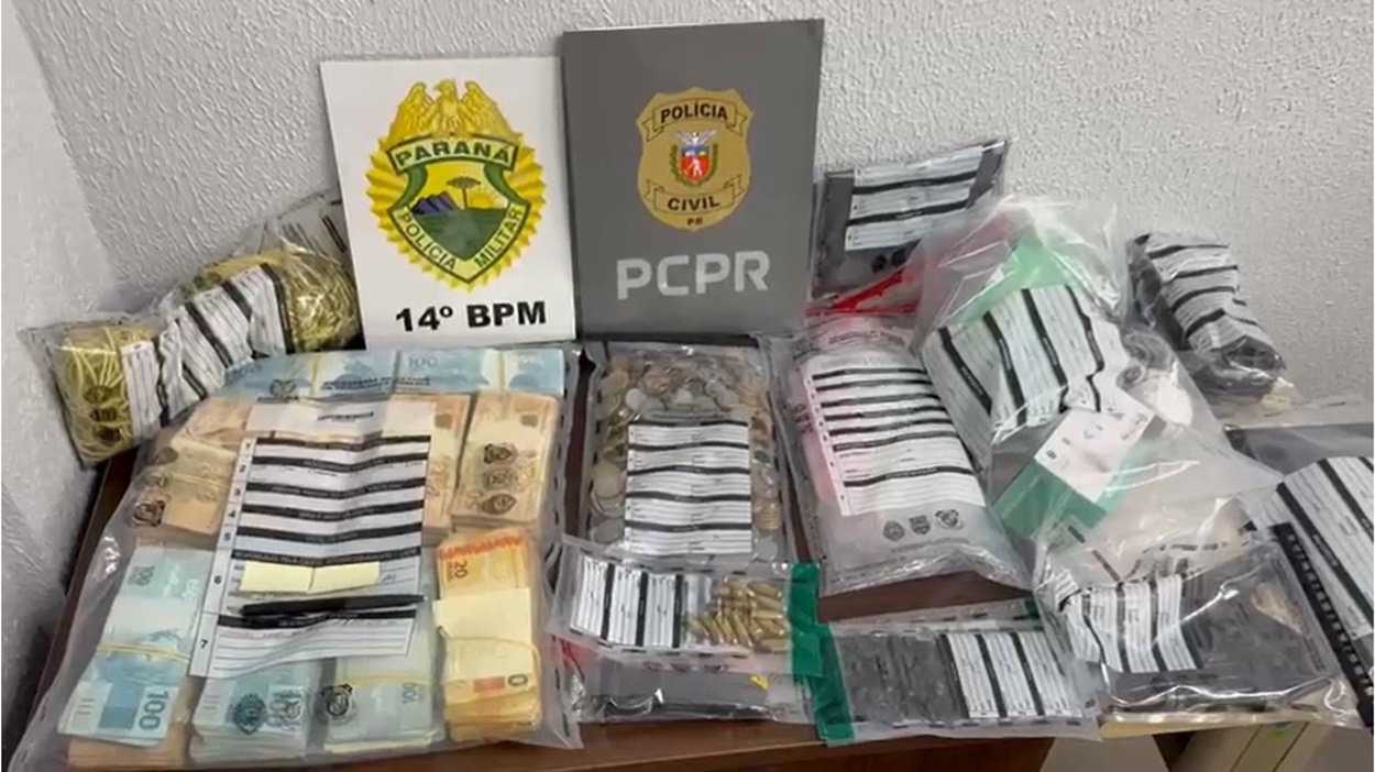 Em ação contra quadrilhas que roubam contrabandistas, polícia faz prisão e apreensões