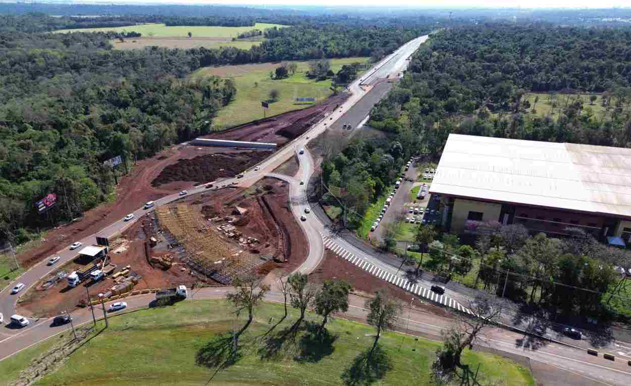Rodovia das Cataratas: DER prevê liberar um trecho da obra até o fim do ano