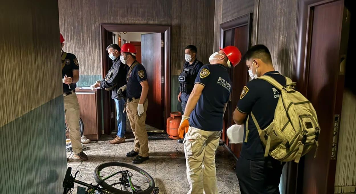 Autoridades do Paraguai vistoriam “apartamento da morte” em Ciudad del Este