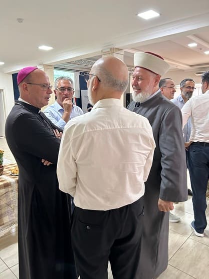 Líderes religiosos reunidos em Foz do Iguaçu.