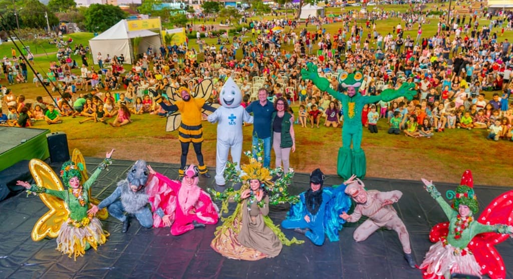 Programação em Foz do Iguaçu teve atividades como oficinas e teatro.